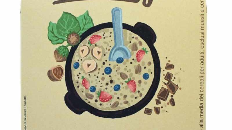 Porridge bio cioccolato e nocciole gr 250 Perfect Bio