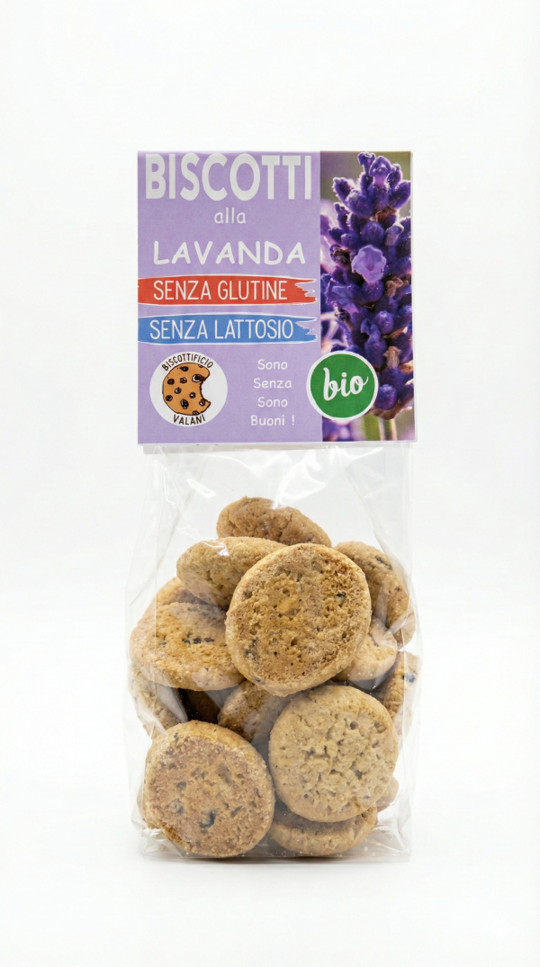 Biscotti alla lavanda VEGAN BIO gr 200 Biscottificio Vaiani