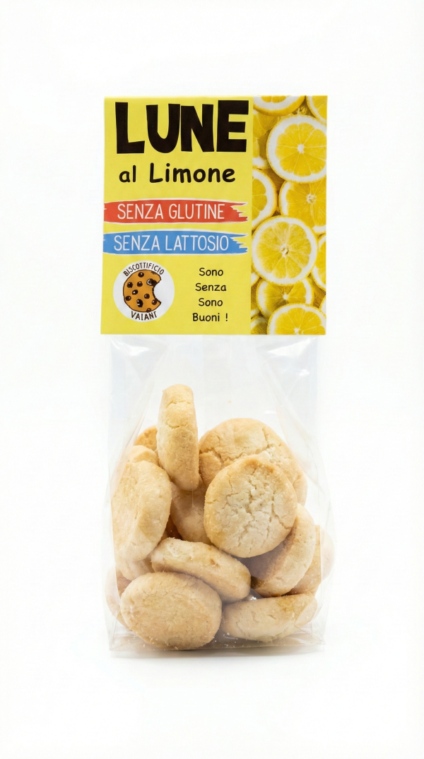 Lune al limone VEGAN gr 200 Biscottificio Vaiani