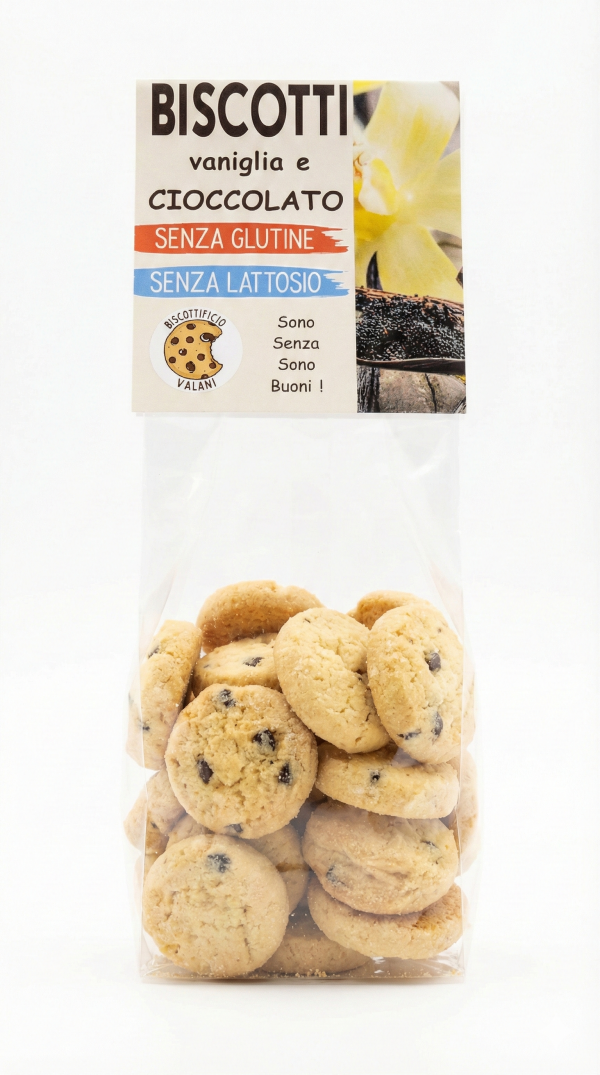 Biscotti vaniglia e cioccolato VEGAN gr 200 Biscottificio Vaiani