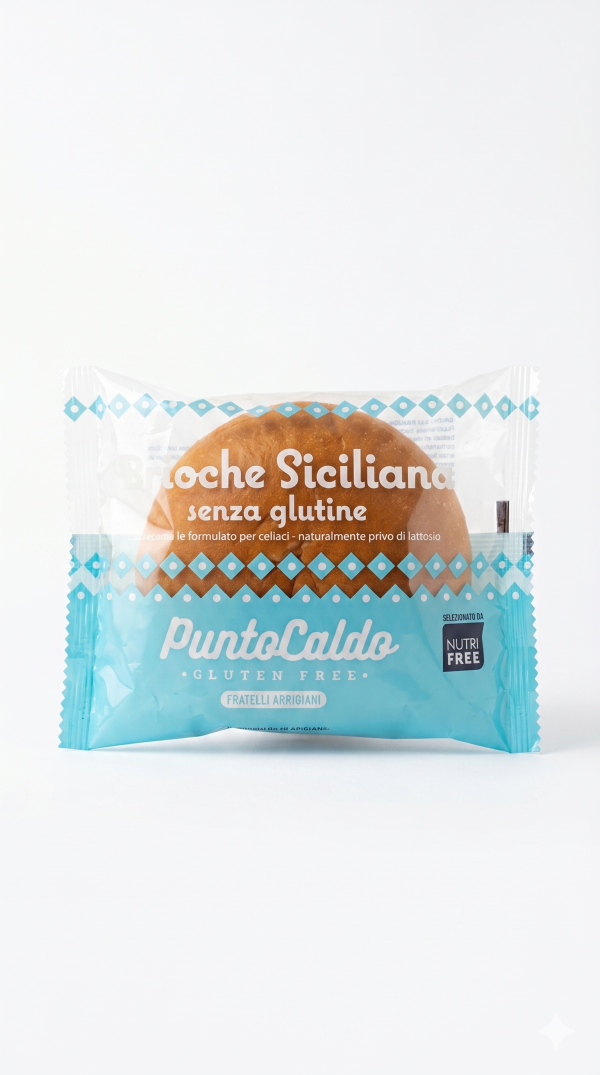 Brioche siciliana senza lattosio gr 80 Punto Caldo