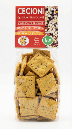 Cecioni con quinoa tricolore VEGAN BIO gr 200 Biscottificio Vaiani