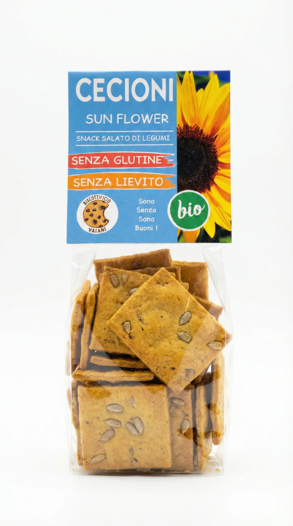 Cecioni sun flower VEGAN BIO gr 200 Biscottificio Vaiani