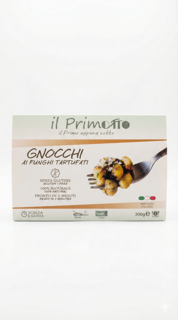 Gnocchi ai funghi tartufati gr 300 Il Primotto
