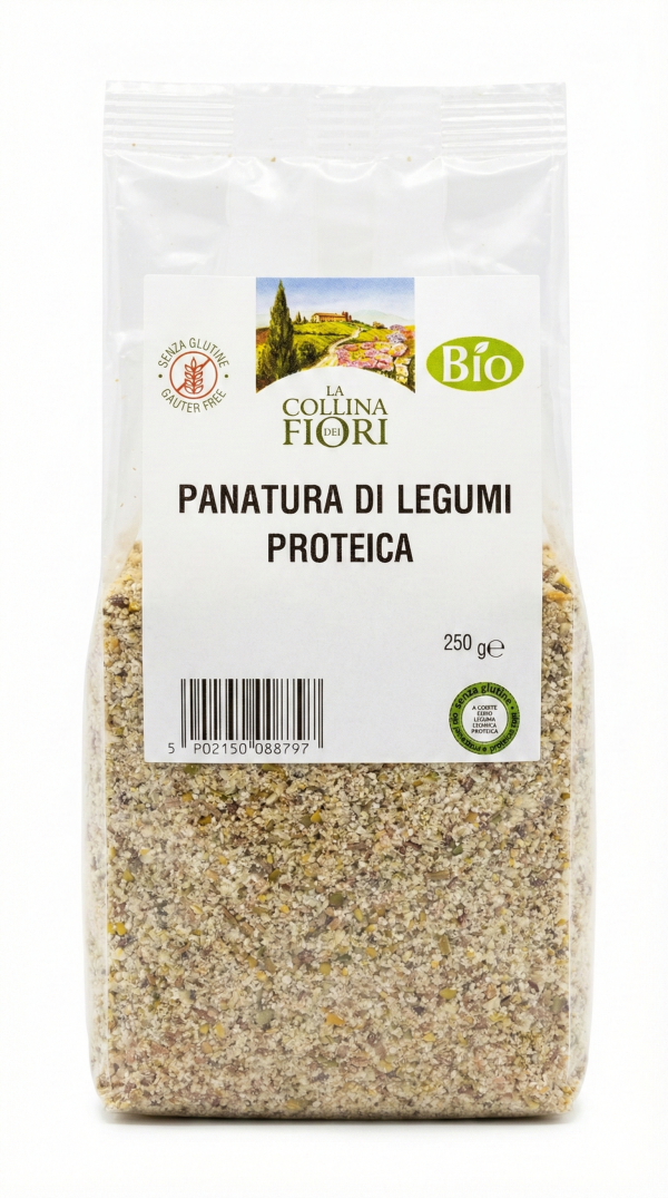 Panatura di legumi proteica BIO gr 250 La collina dei fiori
