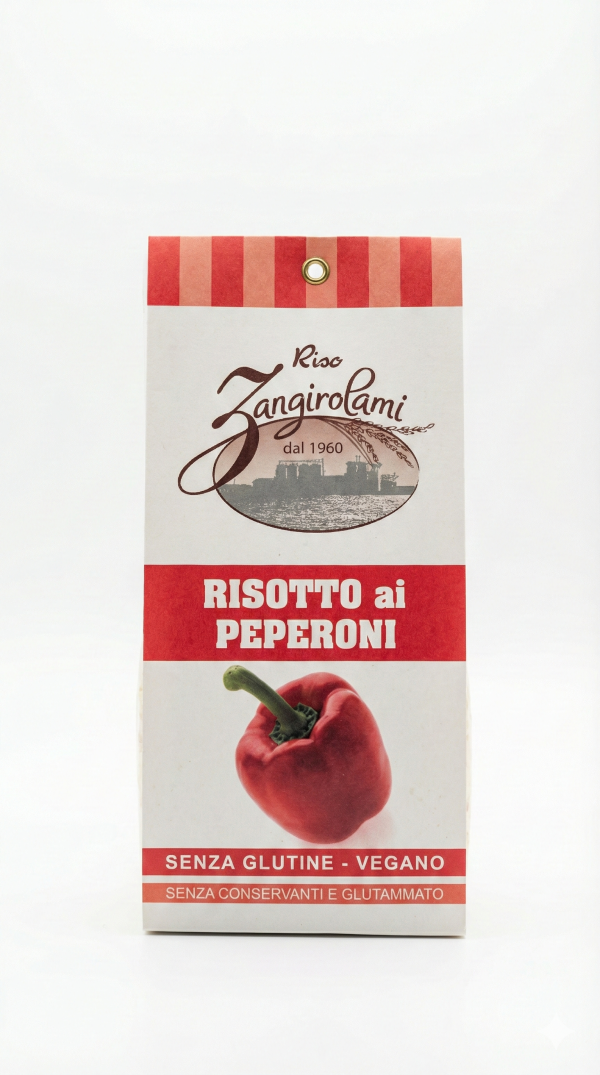 Risotto ai peperoni gr 180 Zangirolami
