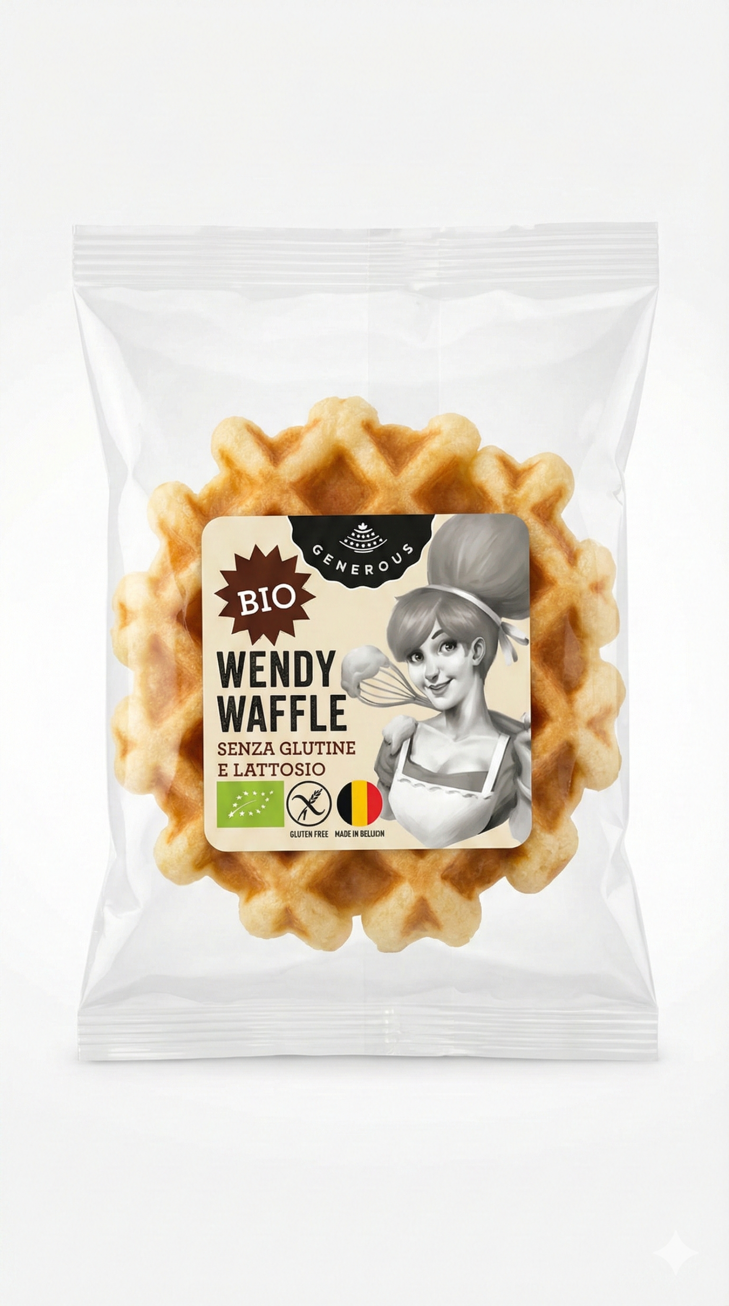 Wendy waffle senza lattosio BIO gr 60 Generous