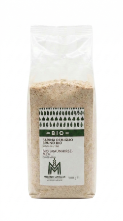 Farina di miglio bruno BIO gr 500 Molino Merano