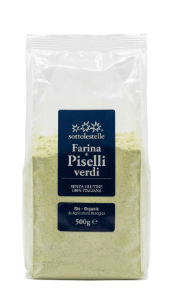 Farina di piselli verdi BIO gr 500 Sottolestelle