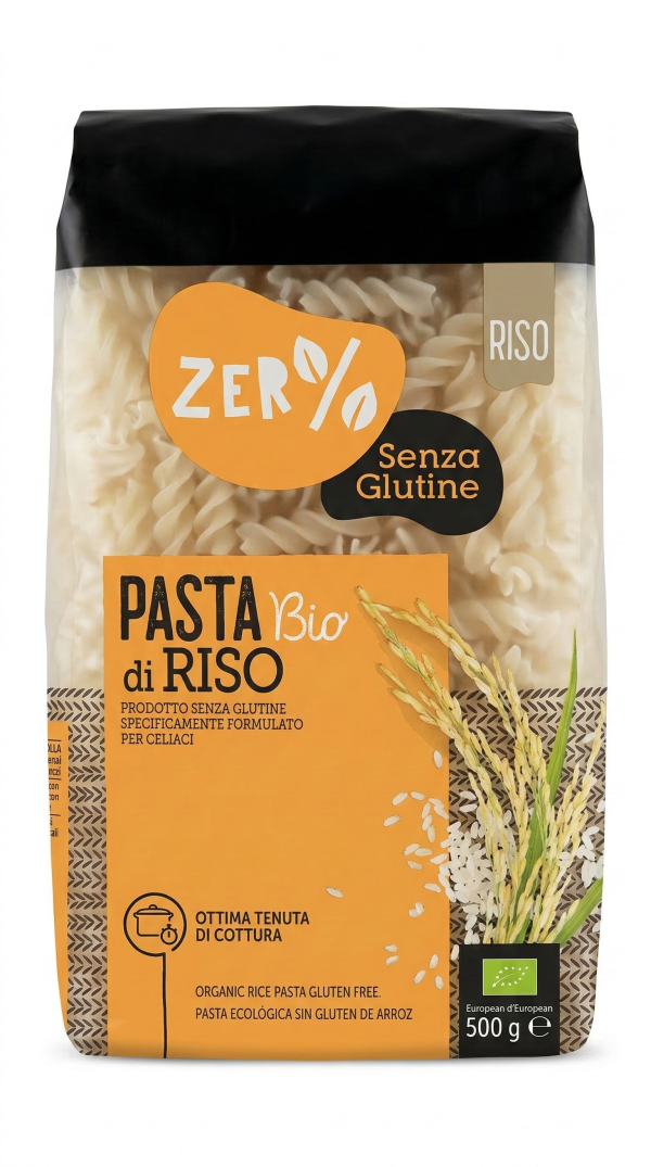 Fusilli di riso BIO gr 500 Fior di Loto