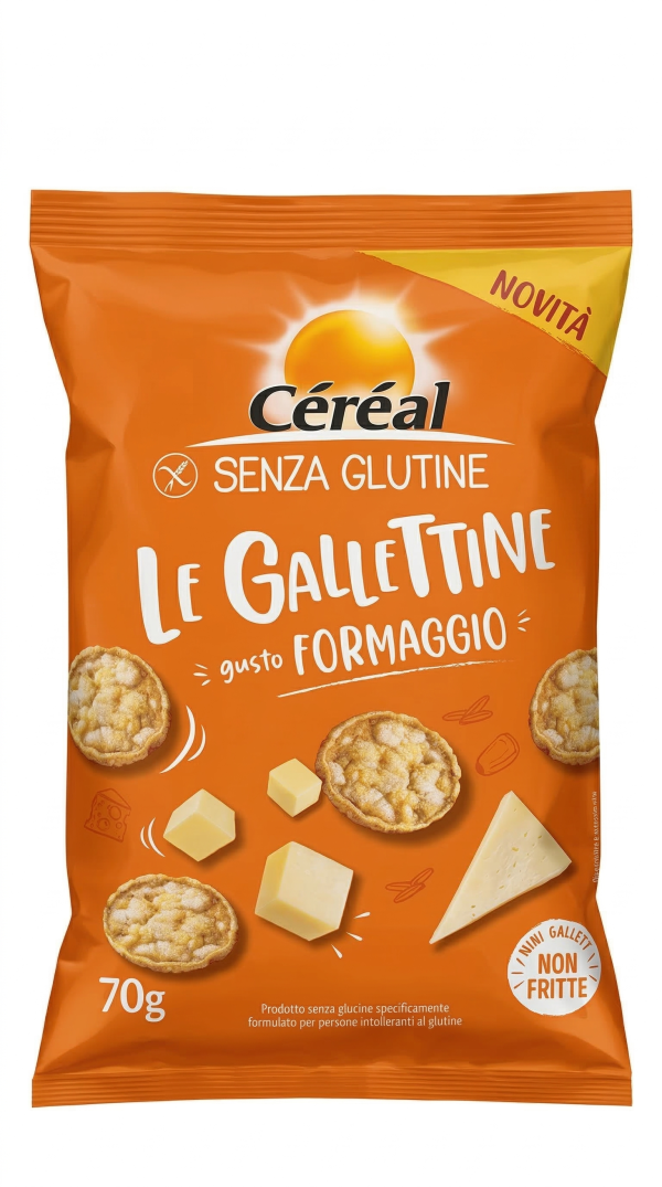 Le gallettine gusto formaggio gr 70 Céréal