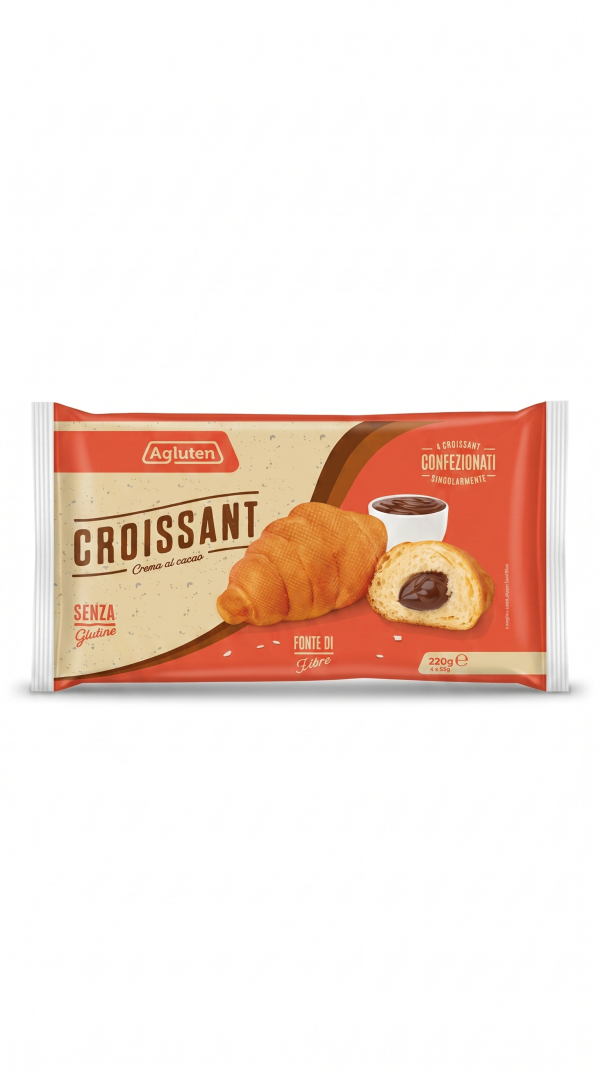 Croissant al cioccolato gr 55x4 Agluten
