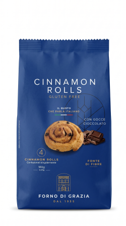 Cinnamon rolls con gocce di cioccolato gr 45x4 Forno di Grazia