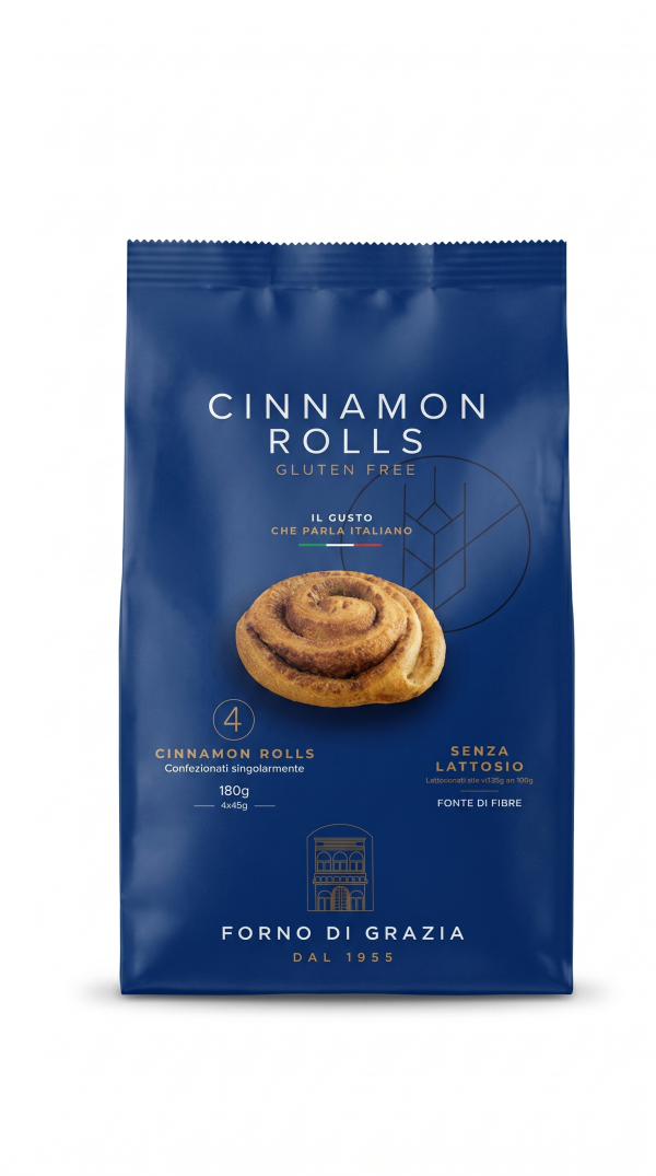 Cinnamon rolls senza lattosio gr 45x4 Forno di Grazia