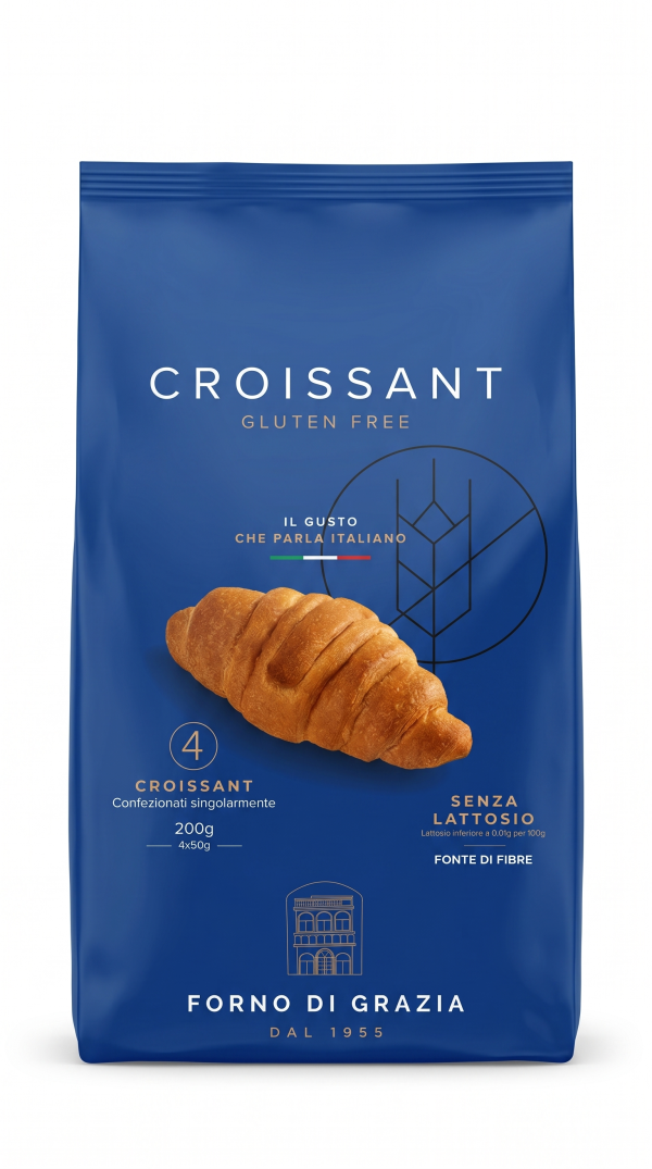 Croissant senza lattosio gr 50x4 Forno di Grazia