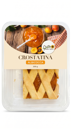 Crostatina artigianale all'albicocca gr 230 Gusto Alternativo