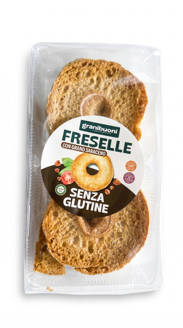 Freselle con grano saraceno gr 140 senza lattosio Grani buoni