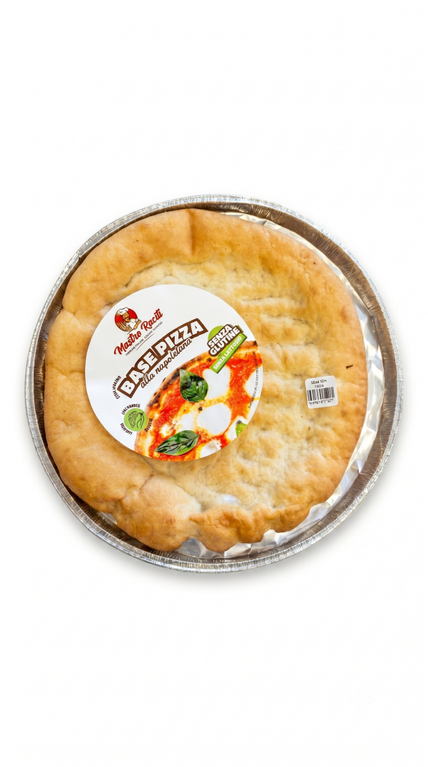 Base pizza artigianale alla napoletana senza lattosio gr 250 Mastro Raciti