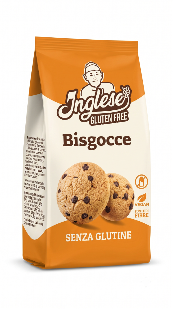 Biscotti bisgocce VEGAN gr 300 Inglese