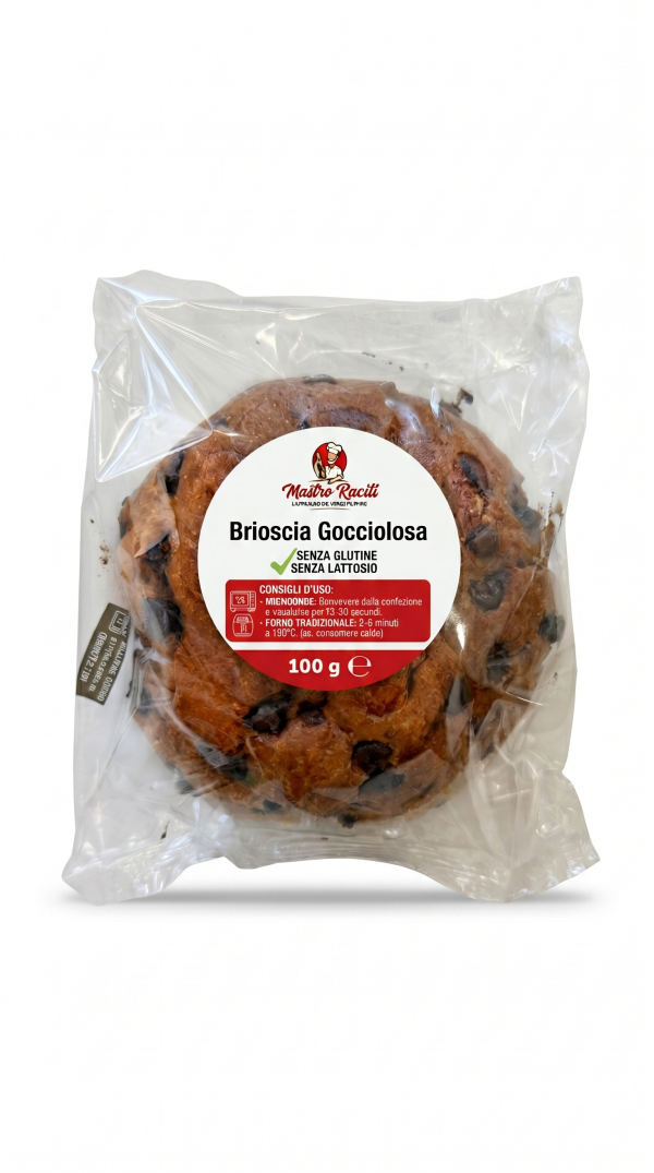 Brioscia gocciolosa senza lattosio gr 100 Mastro Raciti