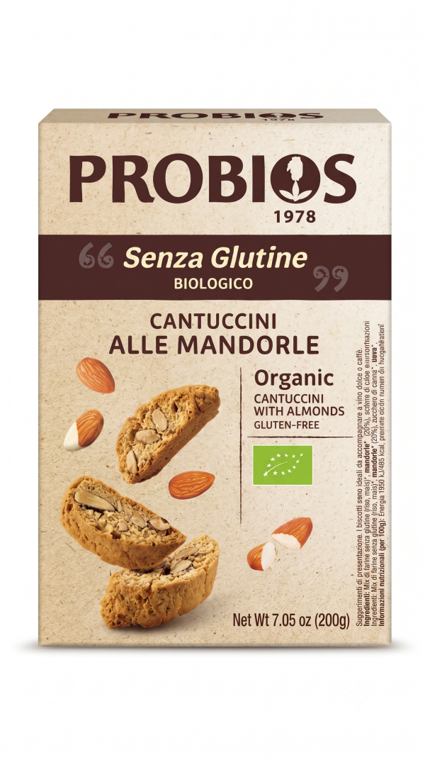 Cantuccini alle mandorle BIO gr 200 Probios