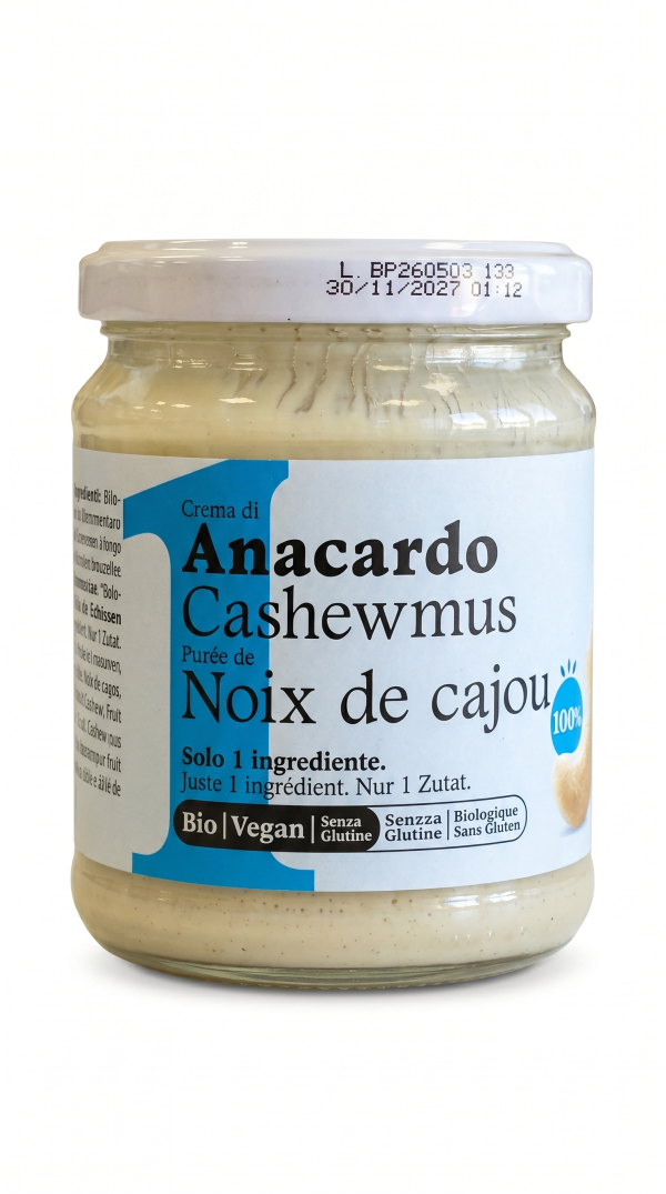 Crema di anacardo 100% BIO VEGAN gr 250 Dea nocciola