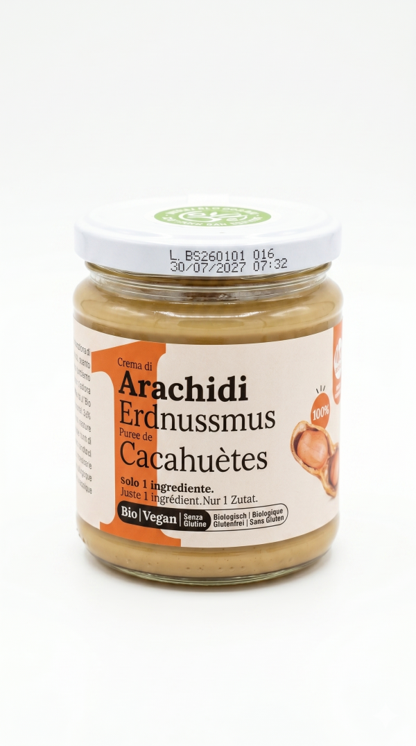 Crema di arachidi 100% BIO VEGAN gr 250 Dea nocciola