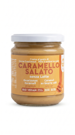 Crema al caramello salato BIO VEGAN gr 300 Dea nocciola