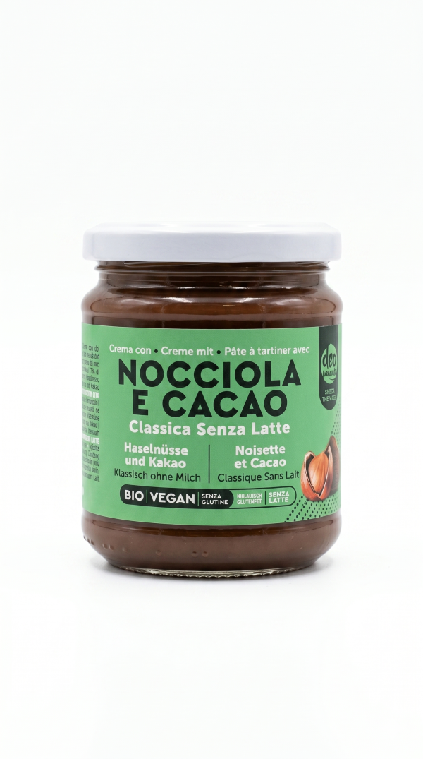 Crema nocciola e cacao BIO VEGAN gr 300 Dea nocciola