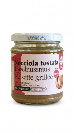 Crema di nocciola tostata 100% BIO VEGAN gr 250 Dea nocciola