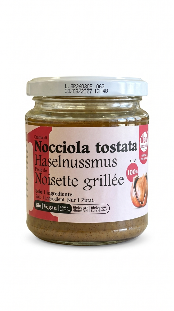Crema di nocciola tostata 100% BIO VEGAN gr 250 Dea nocciola