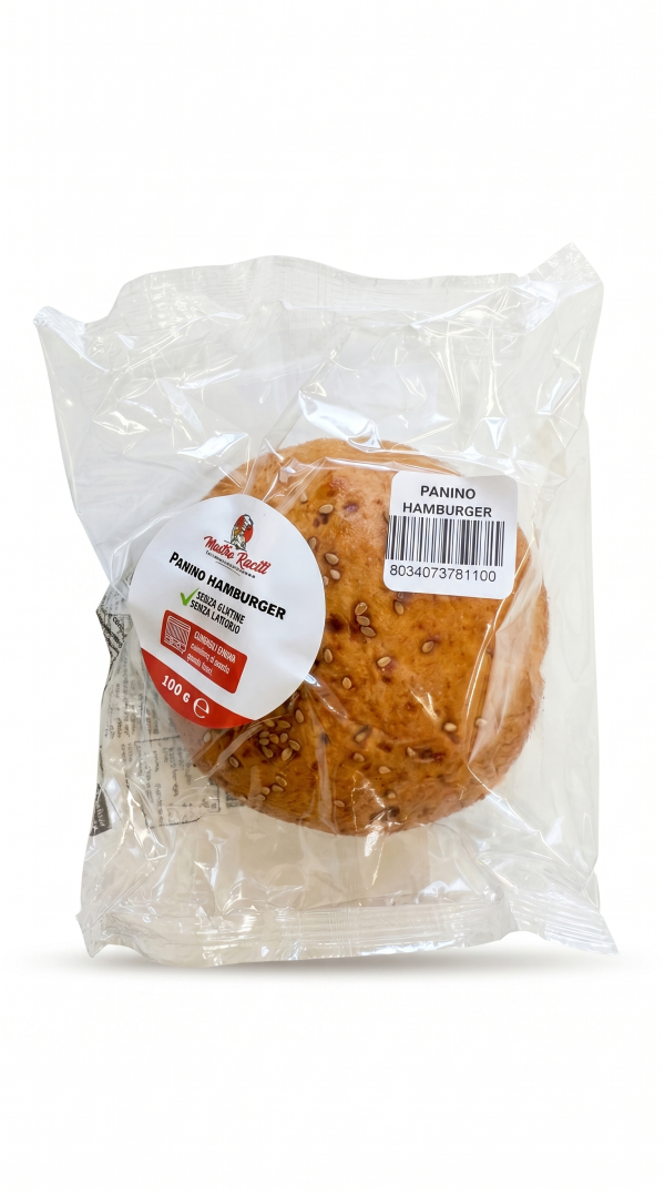 Panino hamburger senza lattosio gr 100 Mastro Raciti
