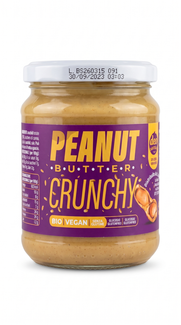 Peanut butter crunchy BIO VEGAN gr 250 Dea nocciola