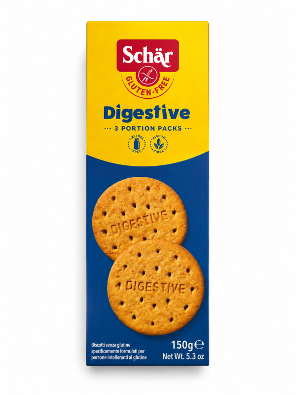 Biscotto digestive senza lattosio gr 150 Schar