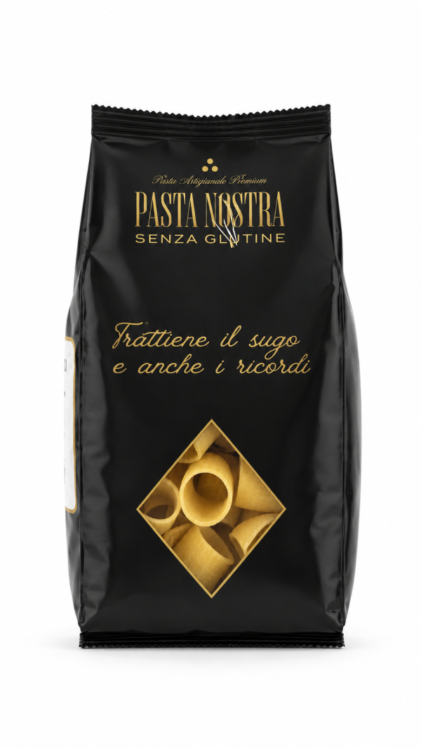 Pacchero di riso e mais gr 250 Pasta Nostra