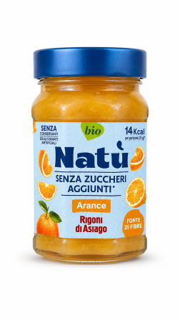 Preparazione natù bio gusto arance senza zuccheri aggiunti vegan gr 240 Rigoni di Asiago