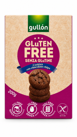 Cookies al caco con gocce di cioccolato gr 200 Gullon