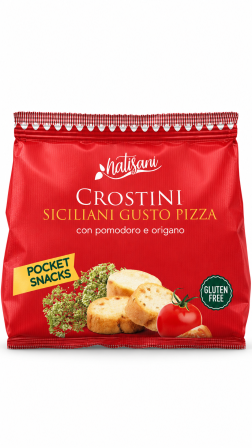 Crostini gusto pizza VEGAN gr 50 Natisani