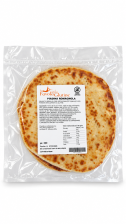 Piadina romagnola senza lattosio gr 300 La favola senza glutine