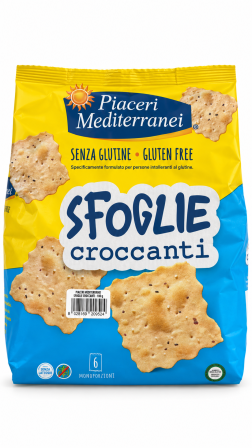 Sfoglie croccanti senza lattosio gr 180 Piaceri Mediterranei