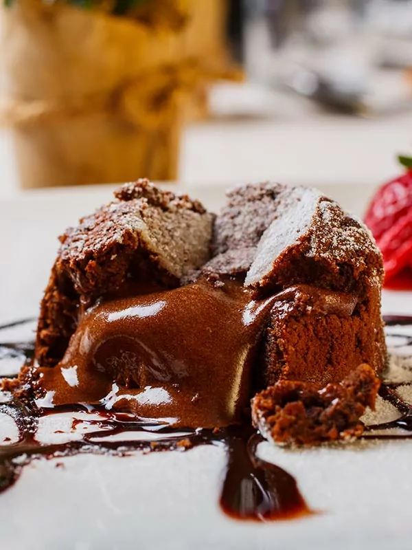 Tortino al Cuore Fondente di Cioccolato Senza Glutine