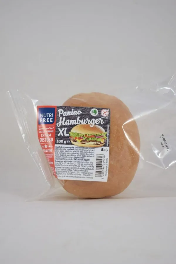 PANINO HAMBURGER XL SENZA LATTOSIO GR.100 NUTRIFREE