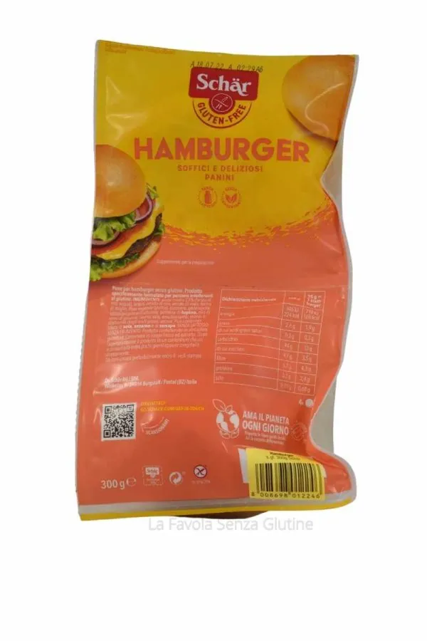 Hamburger senza lattosio gr 300 Schar