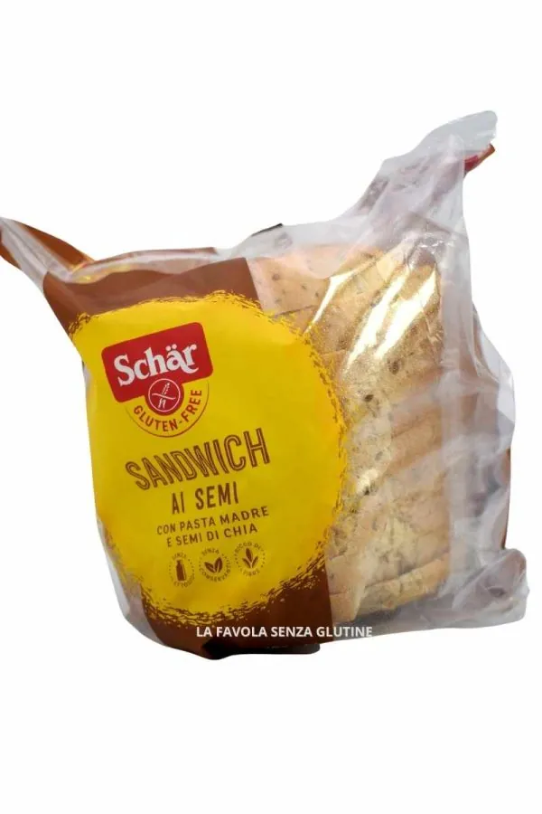 Sandwich ai semi senza lattosio gr 400 Schar