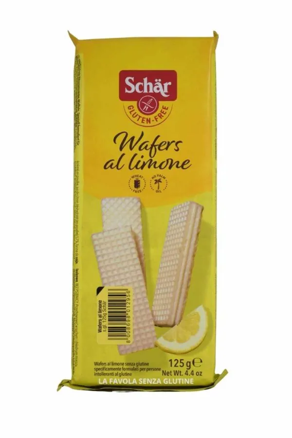 Wafer al limone gr 125 Schar